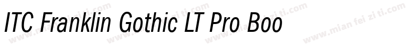 ITC Franklin Gothic LT Pro Book字体转换